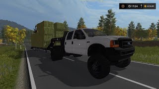 Farming Simulator 17 2002 F350 FlatbedMod [upl. by Huskamp]