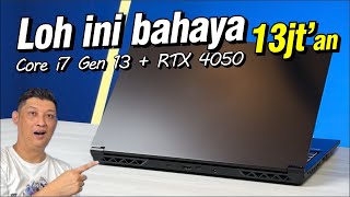 BENERAN NIH  CORE I7 gen 13  RTX 4050 cuma 13jt  gak naik kan kalo laris [upl. by Ahsitam742]