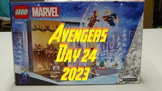 LEGO MARVEL AVENGERS 2023 ADVENT CALENDAR DAY 24 [upl. by Millur]