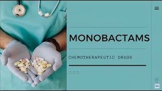 AZTREONAM  MONOBACTAMS  Chemotherapeutic Drugs  Pharmacology [upl. by Sidnee11]