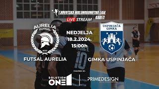 1 HMNL Kadeti I kolo  Aurelia Futsal vs Uspinjača GIMKA [upl. by Ellehsar]