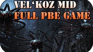 VelKoz das Auge der Leere Mid League of Legends Full PBE Gameplay 93 [upl. by Rosel]