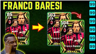 Free Epic FRANCO BARESI BEST TRAINING GUIDE 🥵🔥  Best CB Efootball 25😳  Efootball 2025 Mobile [upl. by Jerz821]