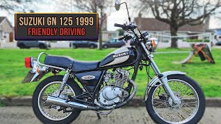 🏍️ Suzuki GN 125 1999  TEST DRIVE and REVIEW ✅ [upl. by Devan]