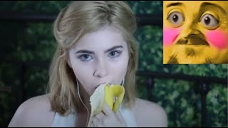 Forsen reacts to Eating A Banana ASMR gone WILD  Cloveress ASMR Offical ReUpload [upl. by Affer5]