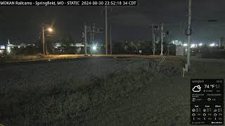 MOKAN Railcams Springfield Missouri BNSF Thayer North Subdivision MP 20470 RECURRENT STREAM [upl. by Thurstan]