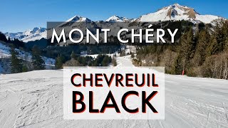 Ski France  Mont Chéry  Chevreuil Black  All to Myself [upl. by Aoket]