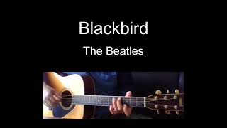 Blackbird The Beatles guitar instrumental [upl. by Kirtap]