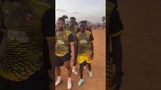 Super Eagles Moses Simon Chidera Ejuke Taiwo Awoniyi play match in Kaduna [upl. by Sufur]