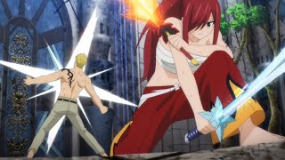 Erza vs Laxus Full Fight  Fairy Tail 100 Year Quest Ep 13 [upl. by Sancha]