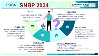 Ini Ketentuan Pengisian Akun PDSS SNBP 2024  SNPMB 2024 [upl. by Anitnahs]