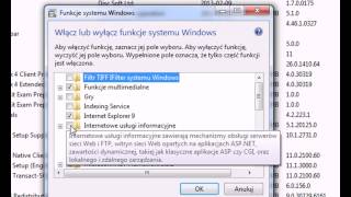 Instalacja IIS na Windows 7  krok 1 [upl. by Salhcin]