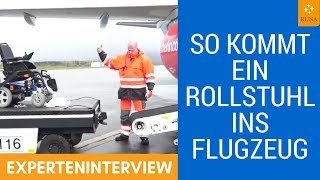 Experteninterview Transport von ElektroRollstühlen auf Flugreisen [upl. by Nareht417]