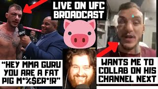 Renato Moicano CALLED ME OUT LIVE ON UFC INTERVIEW After Beating Dober At UFC Vegas 85 My Reaction [upl. by Oswin]