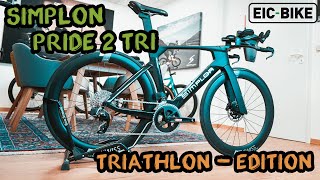 SIMPLON PRIDE 2 TRI  TRIATHLON  EDITION  SRAM  DT SWISS  SCHWALBE  VISION  SELLE ITALIA [upl. by Lulita]