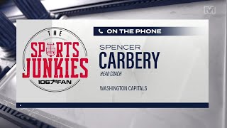 Spencer Carbery talks expectations for Capitals rookie Ivan Miroshnichenko  The Sports Junkies [upl. by Dennison254]