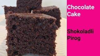 Easy Chocolate Mud Cake  Shokoladli Pirog [upl. by Lig550]