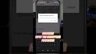 Hikvision Input The Encryption Password hikvision cctv tutorial shorts [upl. by Ekenna]