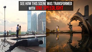 Basic One Light Outdoor Flash Photography Tutorial Speedlight [upl. by Abibah]