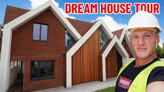 BUILDING OUR DREAM HOME ep 10  House Tour amp Renovation [upl. by Yankee]