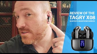 TAGRY X08 Bluetooth Headphones Wireless Earbuds  Great for Work Exercise and Everyday Use [upl. by Zared]