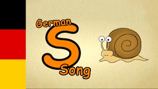 german songs for beginners with lyrics  letter SSong  german songs for children with subtitles [upl. by Aara]