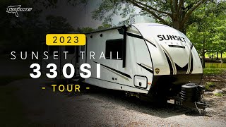 RV Rundown  2023 CrossRoad RV Sunset Trail 330SI Rear Living Travel Trailer Camper at Southern RV [upl. by Raveaux]