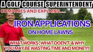 Iron applications Do they make your lawn greener Golf Course Superintendent Explains [upl. by Naitsabas172]