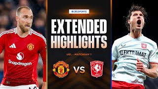 Man United vs Twente Extended Highlights  UEL League Phase MD 1  CBS Sports Golazo  Europe [upl. by Niggem]