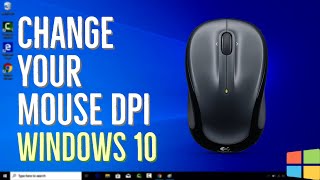 How to Change Your Mouse DPI in Windows 10 [upl. by Atcele]