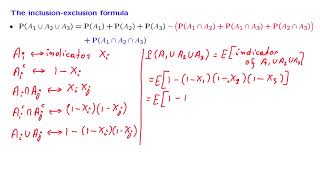 S071 The InclusionExclusion Formula [upl. by Neirual737]