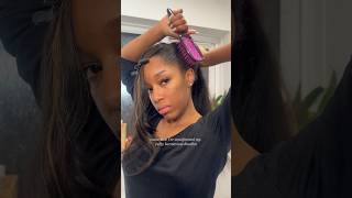 FLIP OVER METHOD SEW IN HAIRSTYLE sewinhair quickweave easyhairstyle [upl. by Aicenat]