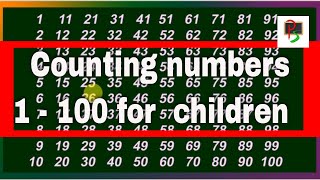 Number counting 1 100  learning numbers counting numbers one to hundred [upl. by Aseneg841]