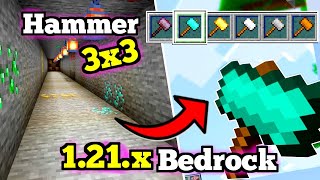 🟢 Hammers MOD para MINECRAFT PE 121X  Addon de Martillos 3x3 Minecraft Bedrock [upl. by Yzzo]