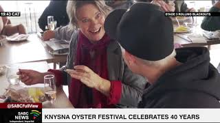 Knysna oyster festival celebrates 40 years [upl. by Kcirdderf662]