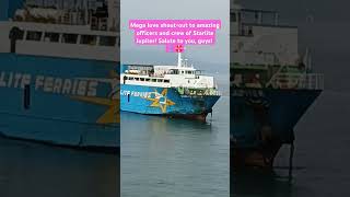 STARLITE JUPITERSTARLITE FERRIES AT BATANGAS PORT PH ladybelleadventures viralvideo shorts fun [upl. by Zilla]