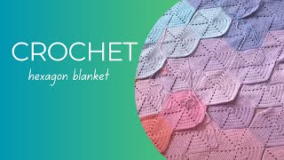 Hexagon Crochet Blanket Assembly  Crochet 🧶 With Me [upl. by Ahsima874]