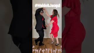 Cumbia Turns with Arm Combination  How To Dance Cumbia  Online Dance Classes  Waldo amp Jacqui [upl. by Eioj]