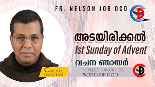 അടയിരിക്കൽ 1st Sunday of Advent I FR NELSON JOB OCD I SERMON വചന ഞായർ [upl. by Yvi]