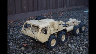 1 12 HG Models P802 RC HEMTT Test Run [upl. by Gwen655]