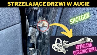 Strzelają drzwi w aucie Sprawdź jak to naprawić 🛠 Wymiana ogranicznika  DIY  VLOG  ZTS [upl. by Araht]