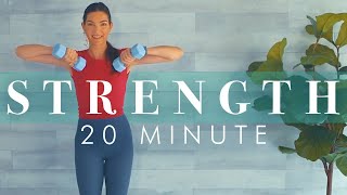 20 Minute Total Body Standing Strength Workout for Seniors amp Beginners [upl. by Ettelrac]