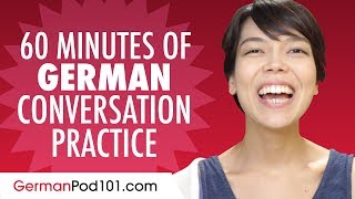 60 Minutes of German Conversation Practice  Improve Speaking Skills [upl. by Vanthe]