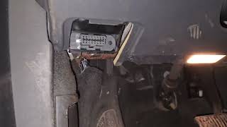 Volvo XC70 2009 OBD port location [upl. by Zilevi]