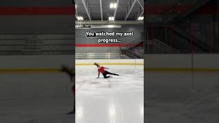 Double Salchow Progress as an Adult Figure Skater⛸️✨shorts sports athlete progress figureskater [upl. by Annelak864]