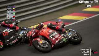 ❗Pecco Bagnaia Vs Marc Marquez ❗ Race MotoGP Sachsenring German Grand Prix GermanGP 2024 [upl. by Cadmar184]