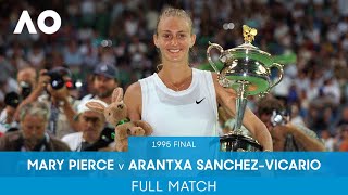 Mary Pierce v Arantxa SanchezVicario Full Match  Australian Open 1995 Final [upl. by Bilbe]