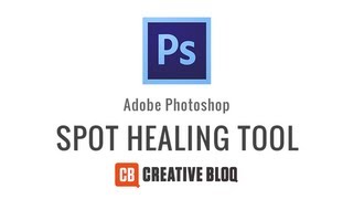 Photoshop How to use the Spot Healing Brush Tool [upl. by Inus]