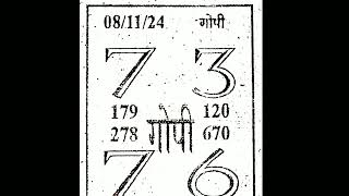 GOPI CHART I 08112024 KALYAN RAJDHANI NIGHT ASTROLOGY CHART [upl. by Daloris]