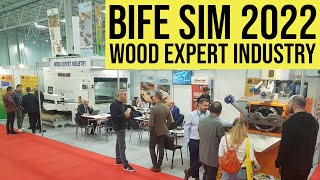 Bife Sim 2022  Targul de utilaje pentru prelucrarea lemnului si accesorii  stand Wood Expert [upl. by Hluchy68]